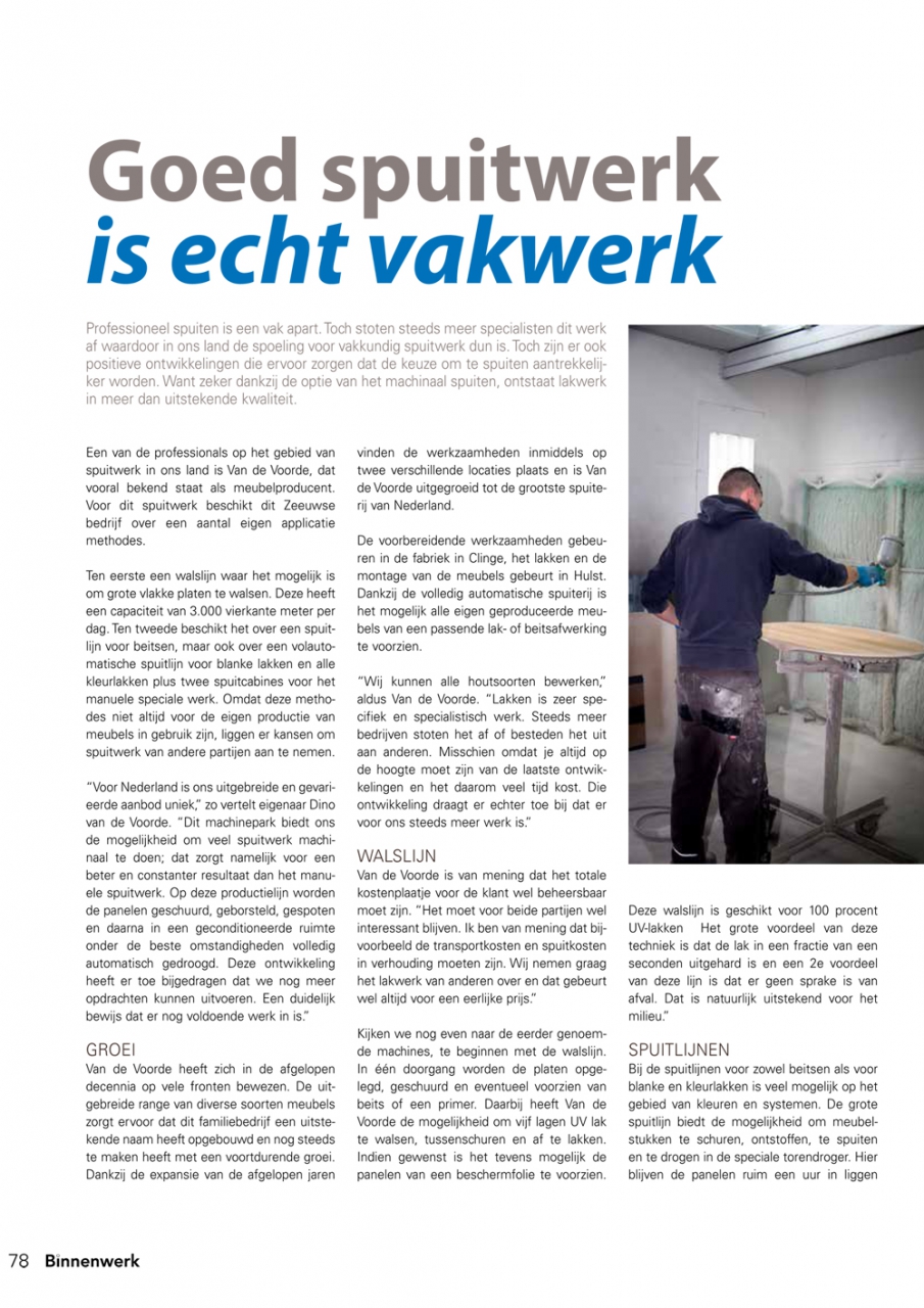 goed spuitwerk is echt vakwerk